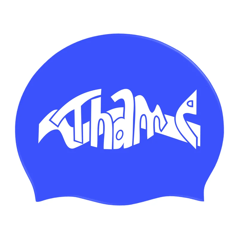 Thame Swimming Club Silicone Suede Swimming Cap