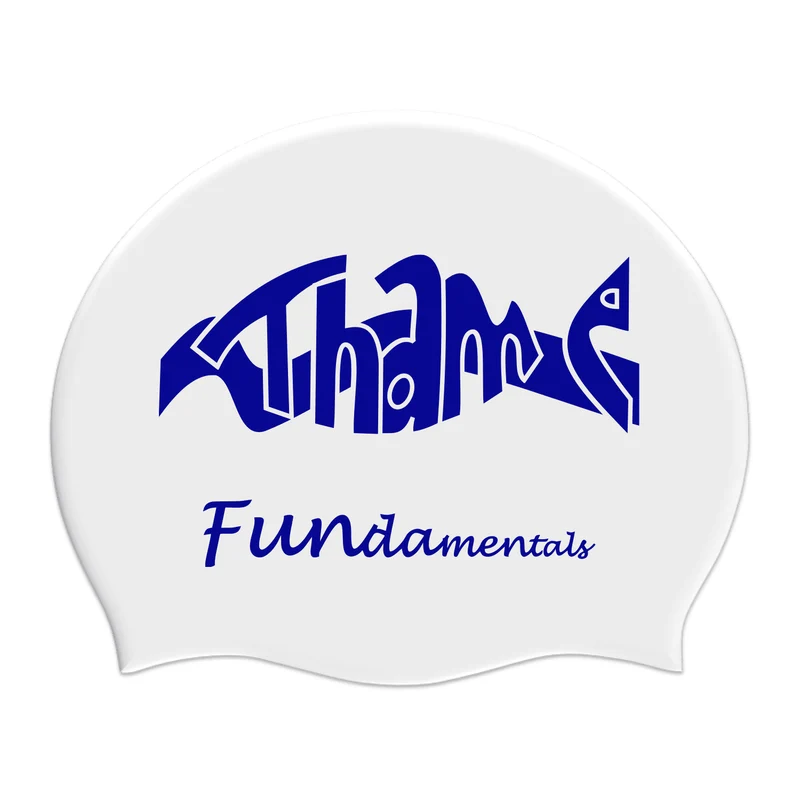 Thame Swimming Club Fundamentals Silicone Suede Swimming Cap
