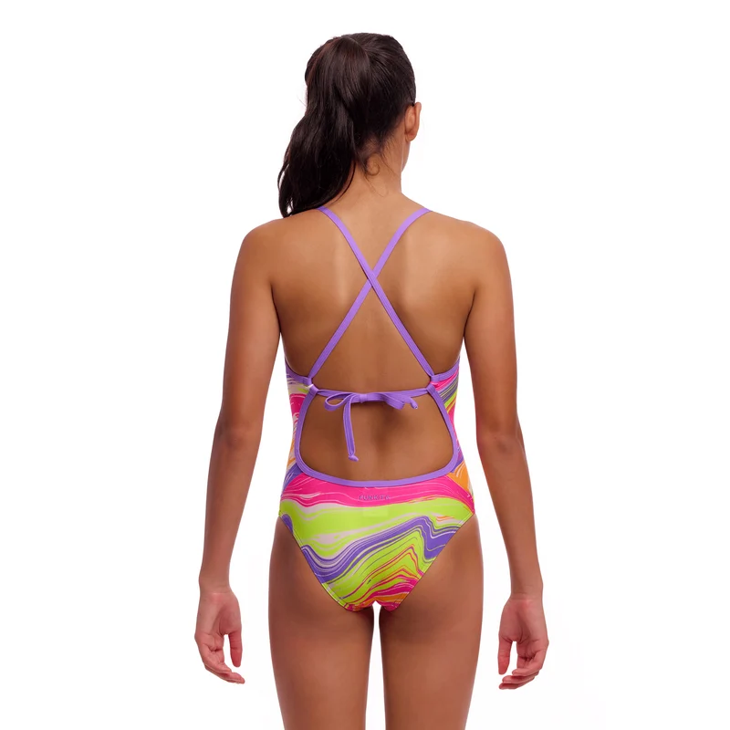 Funkita Colour Contour Tie Me Tight Girls Swimsuit