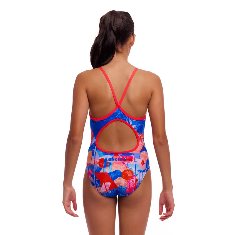 Funkita Miss Adventure Girl's Diamond Back Swimsuit