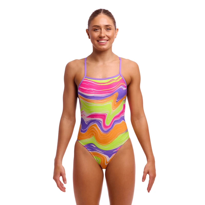 Funkita Colour Contour Tie Me Tight Ladies Swimsuit
