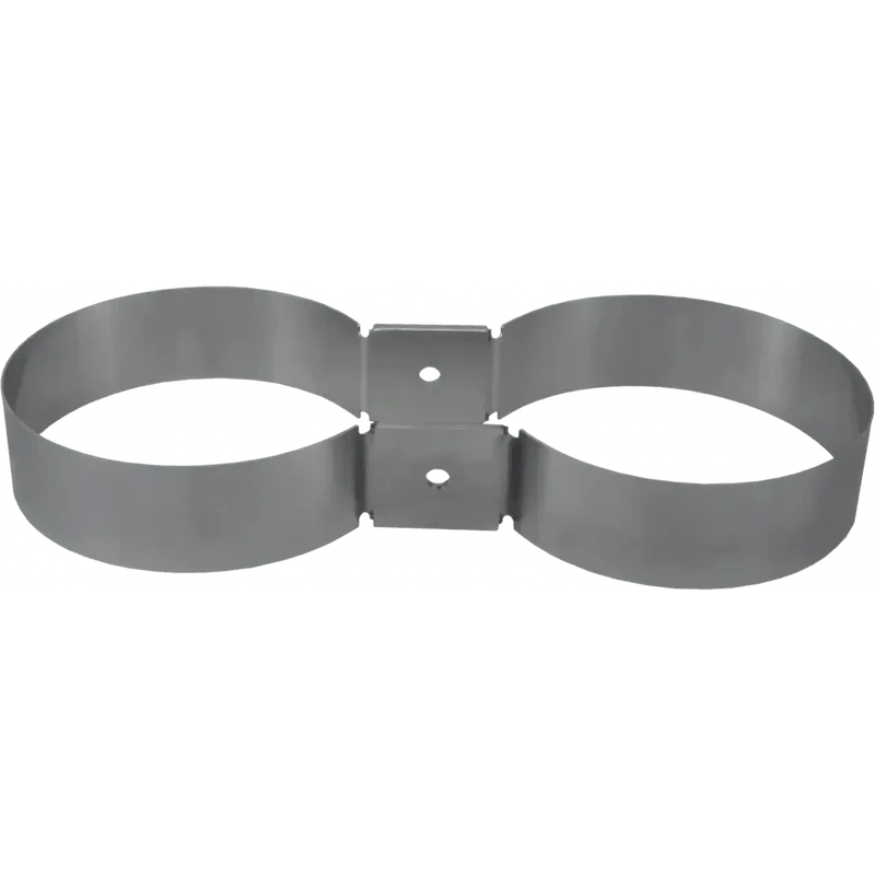 v4tec Tankbands 140 mm SMALL ( 45 mm ) Stainless Steel 140/185mm 45mm