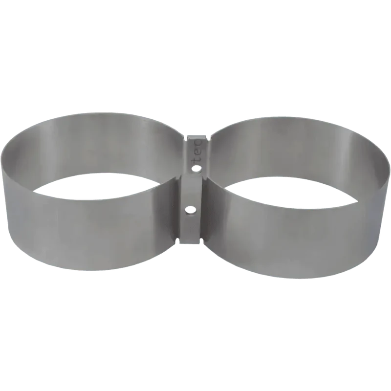 v4tec Tankbands 140 H 154 mm Kit Stainless Steel 140/154mm