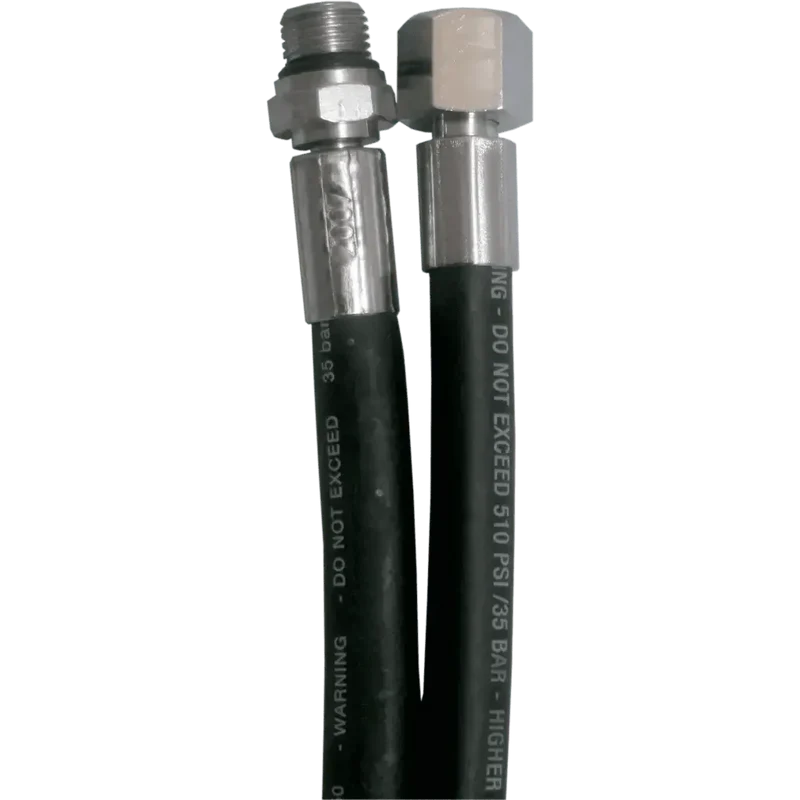 Rubber MP Hose 1/2 black 60cm 1/2