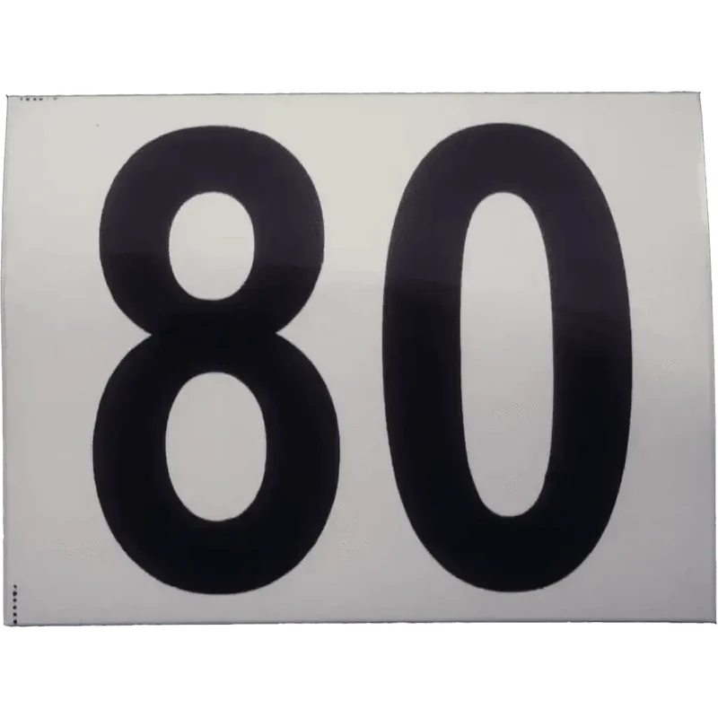 MOD Decal 80 white/black 10,5cm x 8cm