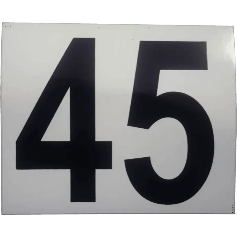 MOD Decal 45 white/black 10,5cm x 8cm