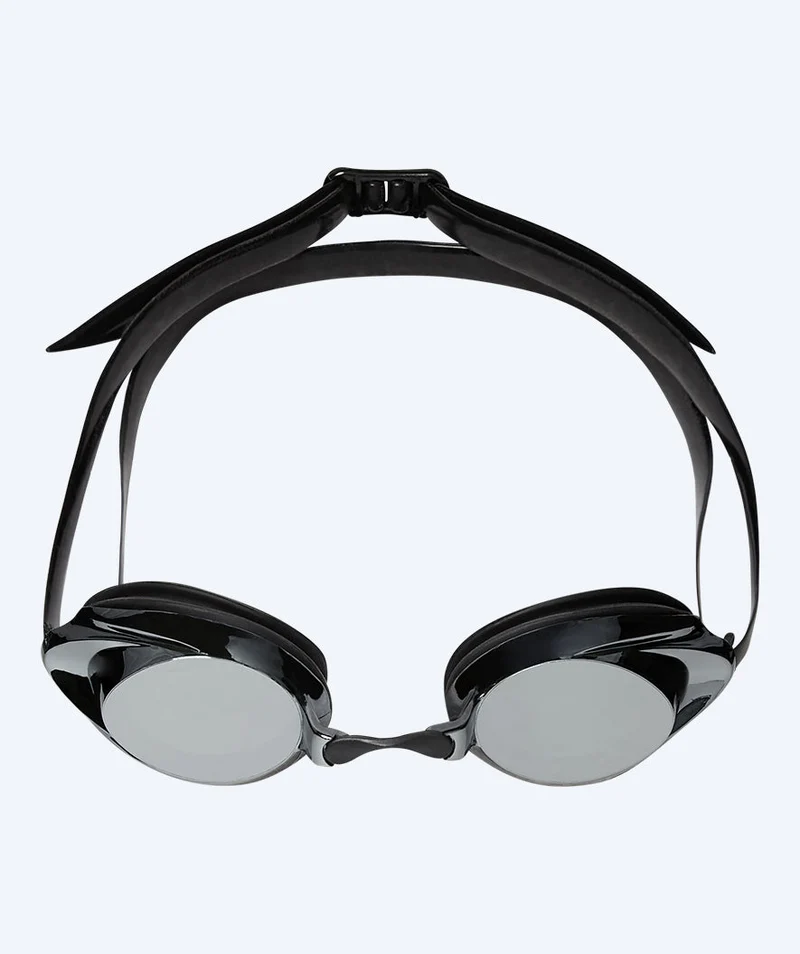 Watery Elite Schwimmbrillen - Captain Mirror - Schwarz/Silber