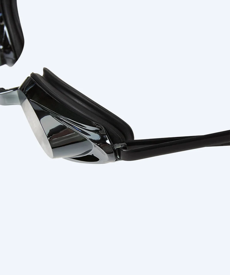 Watery Elite Schwimmbrillen - Captain Mirror - Schwarz/Silber