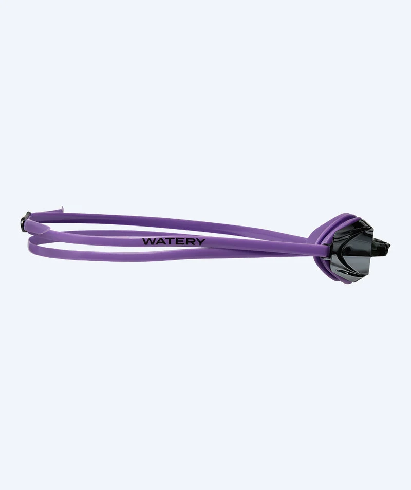 Watery Elite Schwimmbrillen - Captain Mirror - Lila/Silber