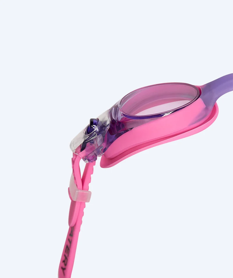 Watery Schwimmbrille für Kinder - Aqualife - Rosa (Rosa Scheiben)