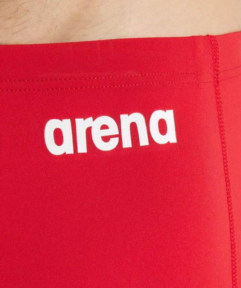 Arena Trunks für Herren - Solid Squared - Rot