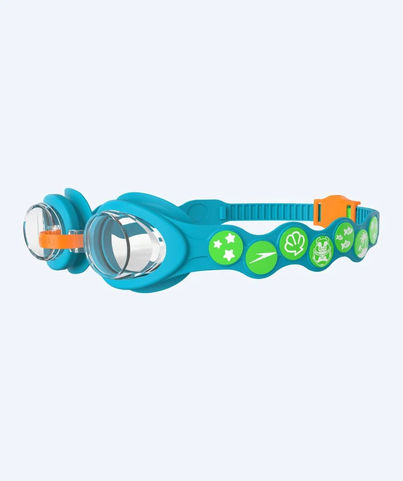 Speedo Schwimmbrille für Kinder (3-6) - Infant Spot - Blau/Grün