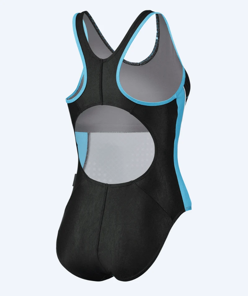 Beco Badeanzug für Damen - Maxpower - Schwarz/Hellblau
