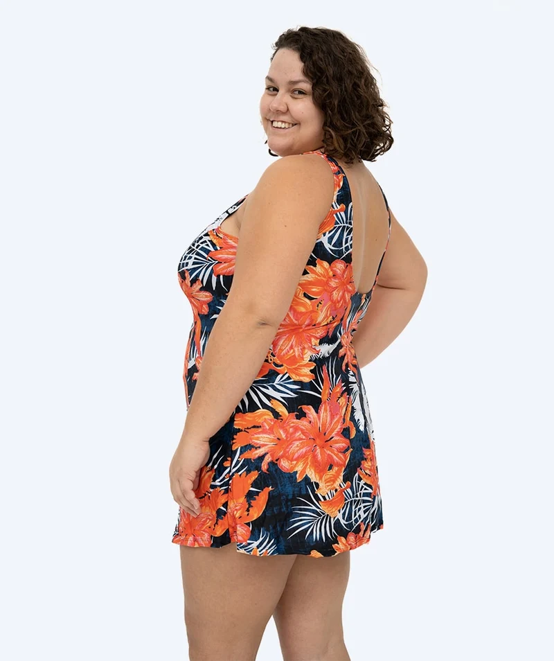 Watery Badeanzug mit Rock für Damen - Laguna - Arvin Orange