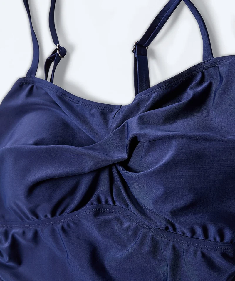 Watery Badeanzug mit Rock für Damen - Lana - Dunkelblau