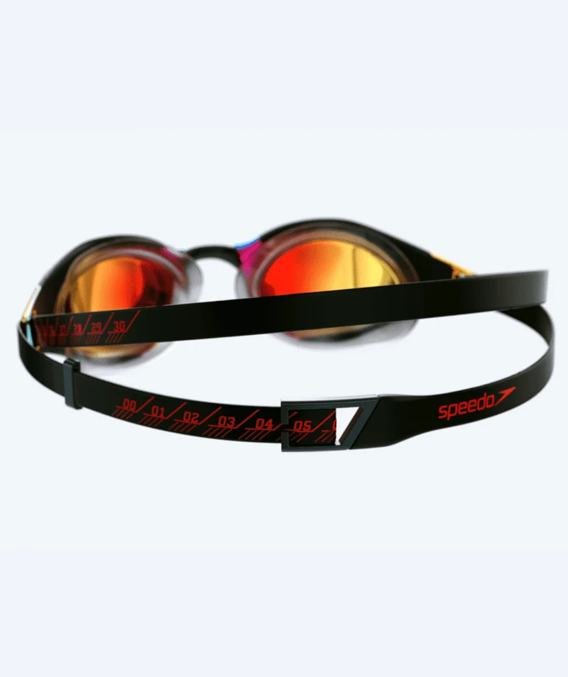 Speedo Elite Schwimmbrillen - Fastskin Hyper Elite Mirror - Schwarz/Gold