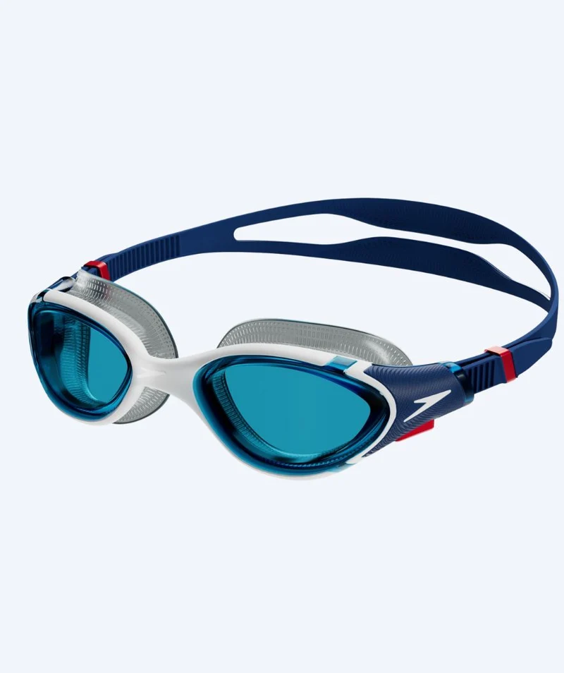 Speedo Schwimmbrille für Freizeitschwimmer - Biofuse 2.0 - Blau (Smoke Scheiben)