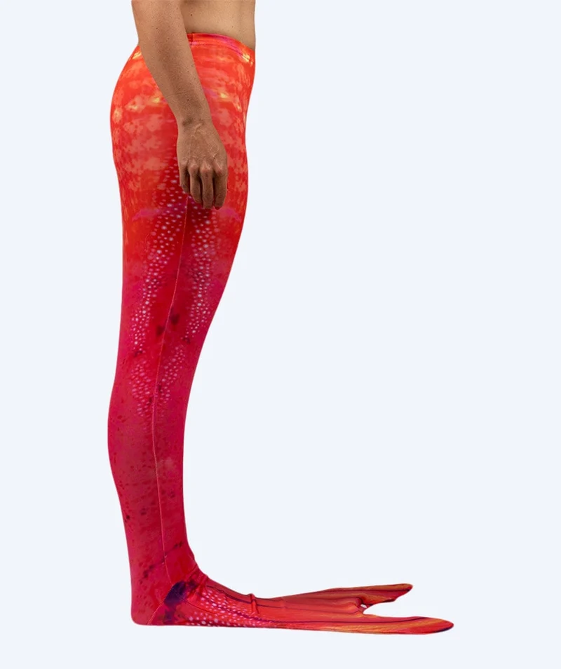 Watery Meerjungfrauenschwanz für Damen - Orange Twist
