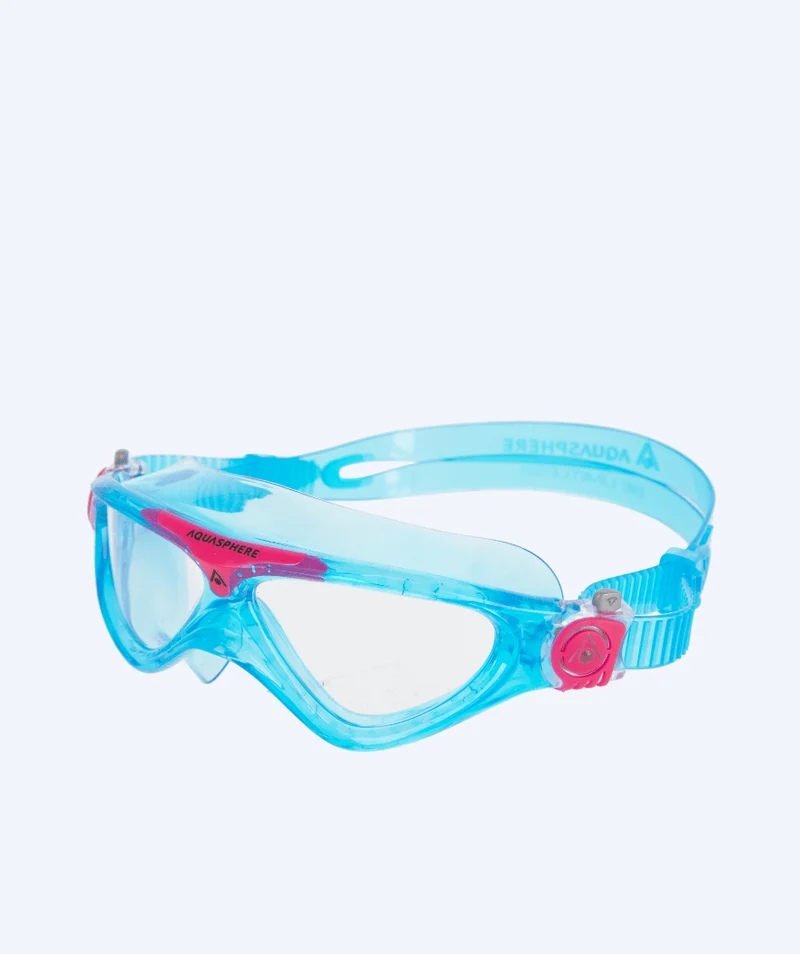 Aquasphere Schwimmmaske für Junioren (6-12) - Vista - Klar/Rosa