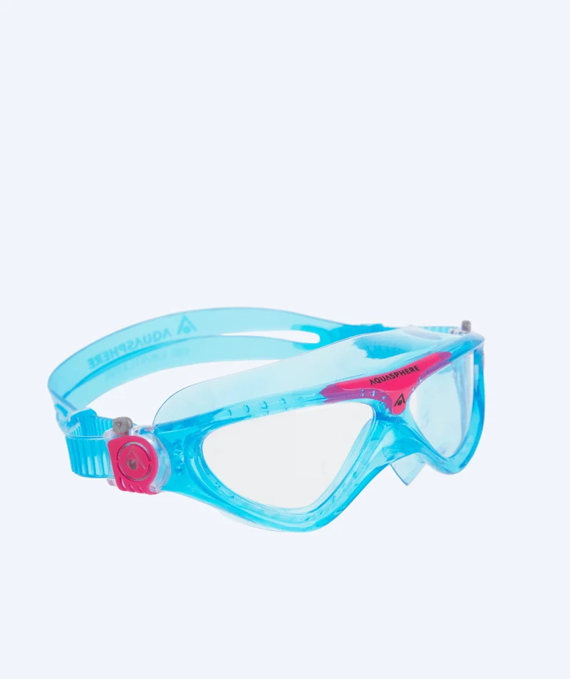 Aquasphere Schwimmmaske für Junioren (6-12) - Vista - Klar/Rosa