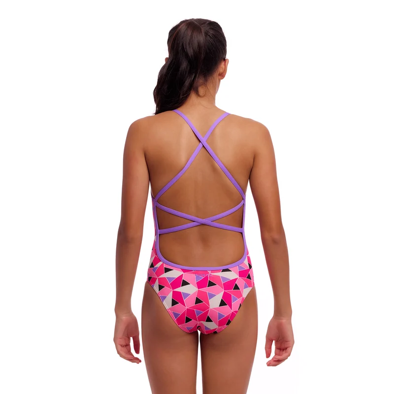 Funkita Ninja Star Strapped In Girls Swimsuit