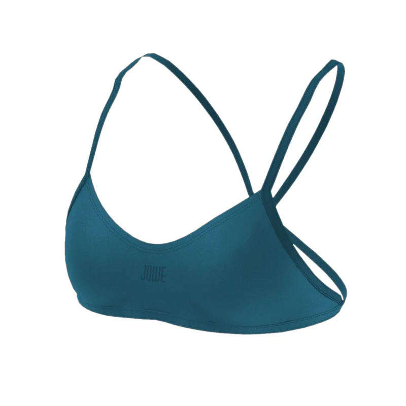 Jowe Women's Bikini Top - Super Hero / Salsedine