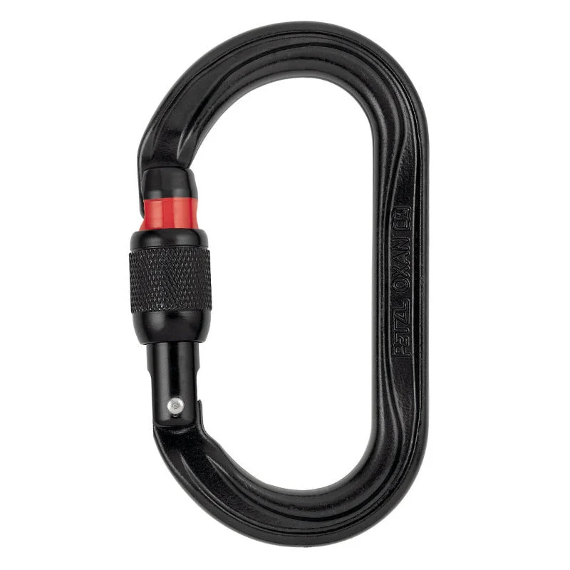 Petzl Oval OXAN Screw Stahl-Karabiner