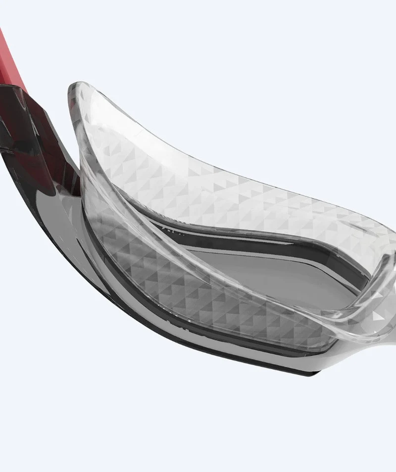 Speedo Freiwasser Schwimmbrille - AquaPulse Pro - Rot/Weiß