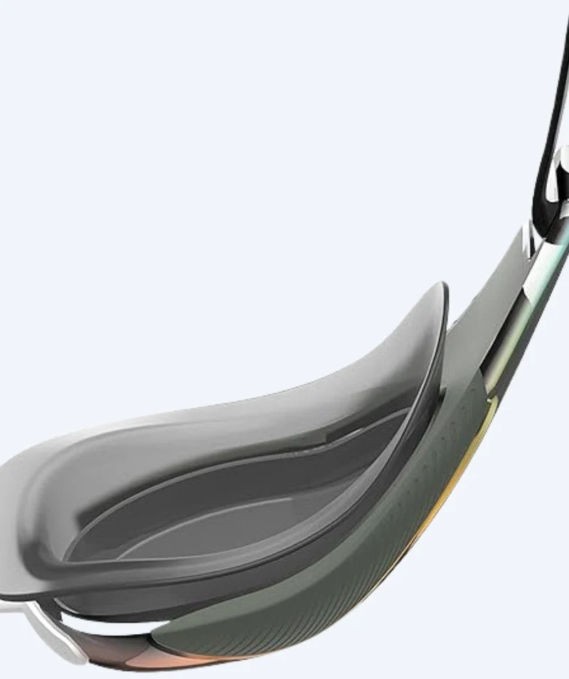Speedo Elite Schwimmbrillen - Fastskin Hyper Elite Mirror - Schwarz/Grün (Gold Scheiben)