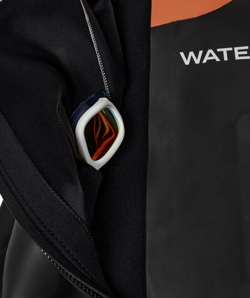 Watery Neoprenanzug für Herren - Salmon Glide - Schwarz/Orange