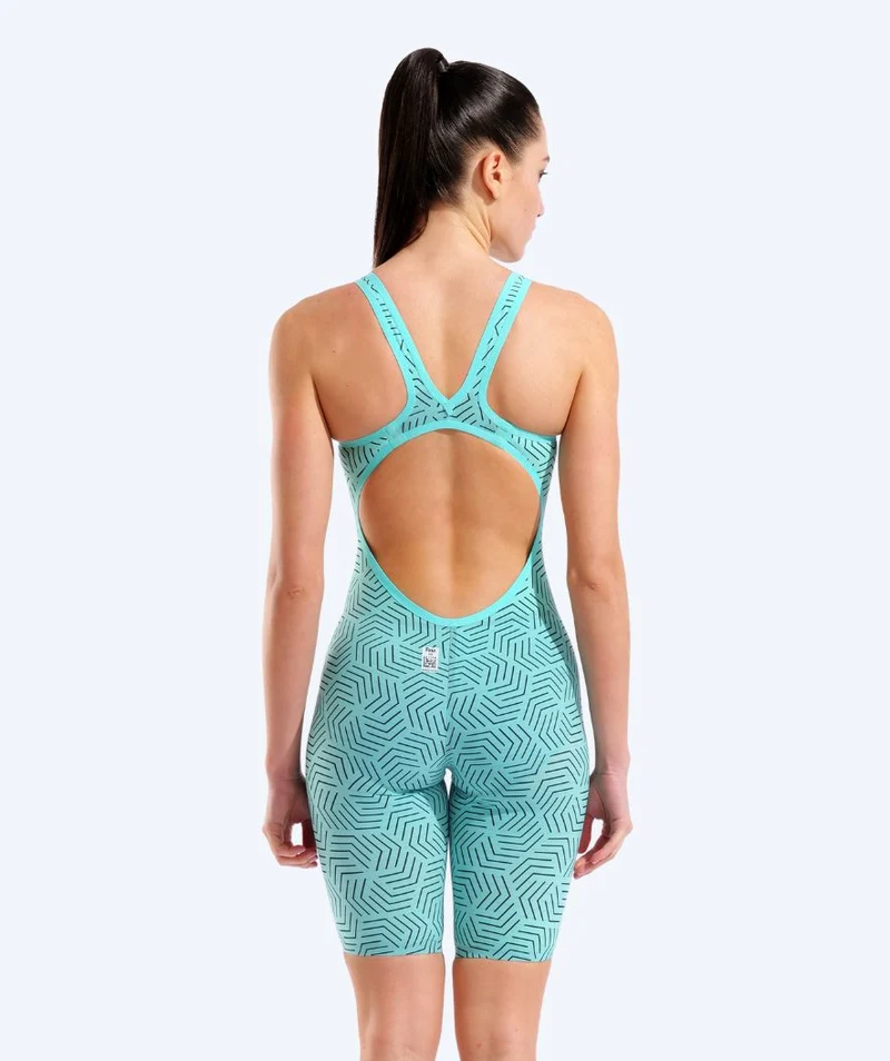 Arena Wettkampf Badeanzug für Damen - Carbon Air 2 - Blau/Gelb