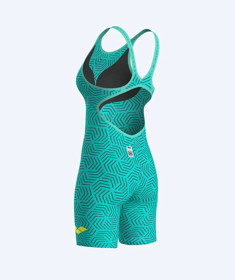 Arena Wettkampf Badeanzug für Damen - Carbon Air 2 - Blau/Gelb