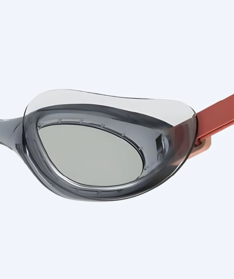 Speedo Schwimmbrille für Kinder (6-16) - Futura Hydrospex - Rot/smoke