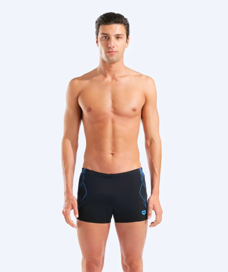 Arena Trunks für Herren - Graphic - Schwarz/Blau