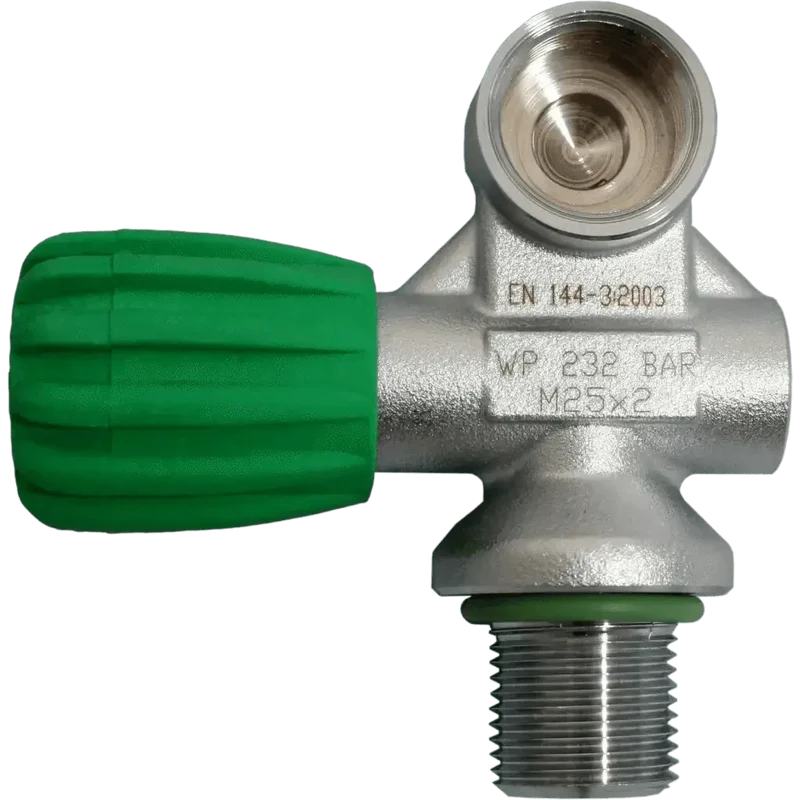 Mono Valve DIN144-3, 232 Bar M26x2 matt chrome M25x2 M26x2 232bar