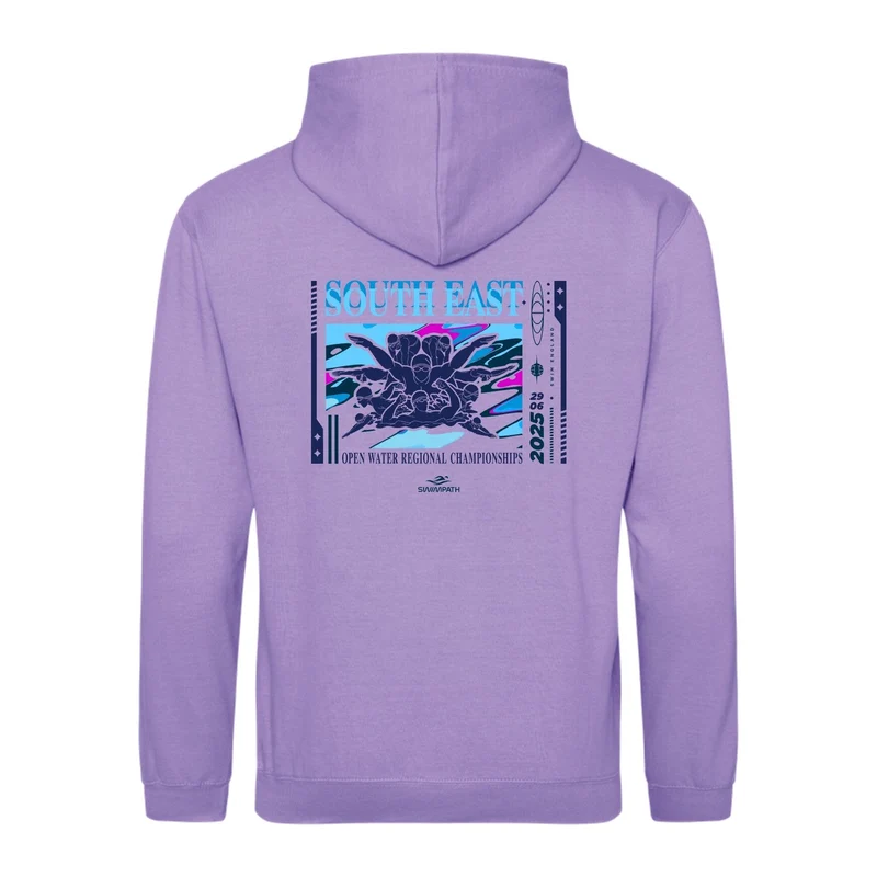 Swim England South East Open Water Regional Championships 2025 Hoodie - Digital Lavender