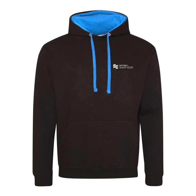 Swim England South East Open Water Regional Championships 2025 Hoodie - Jet Black / Sapphire Blue