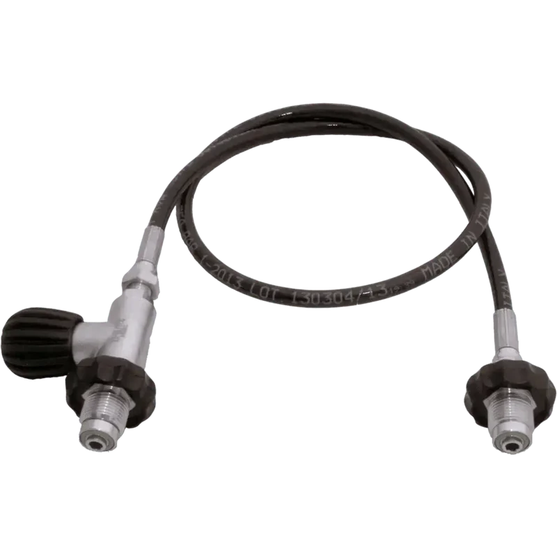 Decanting Hose black 1m G5/8