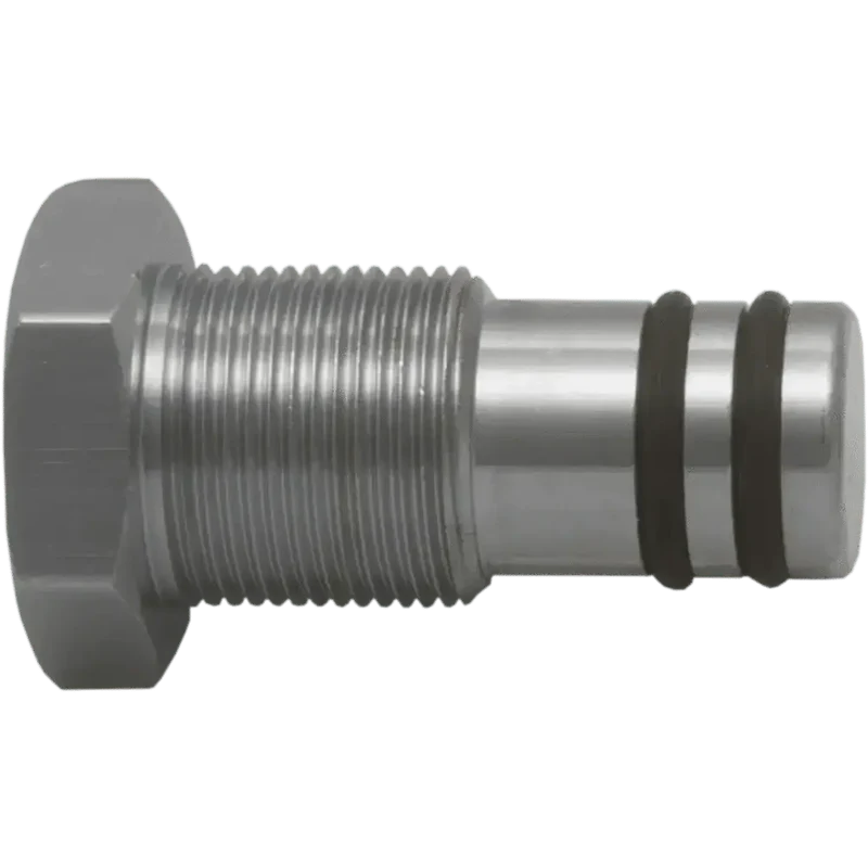 Blanking plug left matt chrome