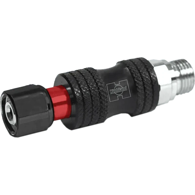 HIGHLAND Deluxe Inline Shut-Off black 9/16 inch