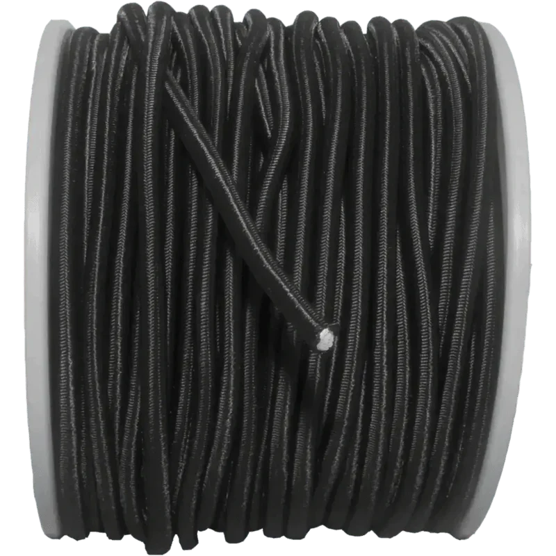 Bungee Cord 6mm black 6mm/1m