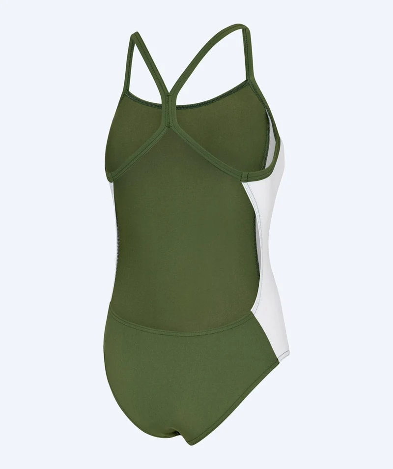Watery Badeanzug für Damen - Sidestroke Solid - Forest Green
