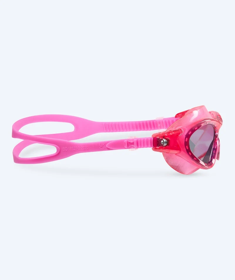 Watery Schwimmbrille für Kinder - Mantis 2.0 - Rosa (Smoke Scheiben)