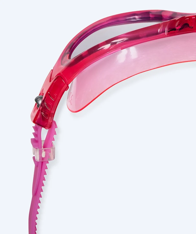 Watery Schwimmbrille für Kinder - Mantis 2.0 - Rosa (Smoke Scheiben)