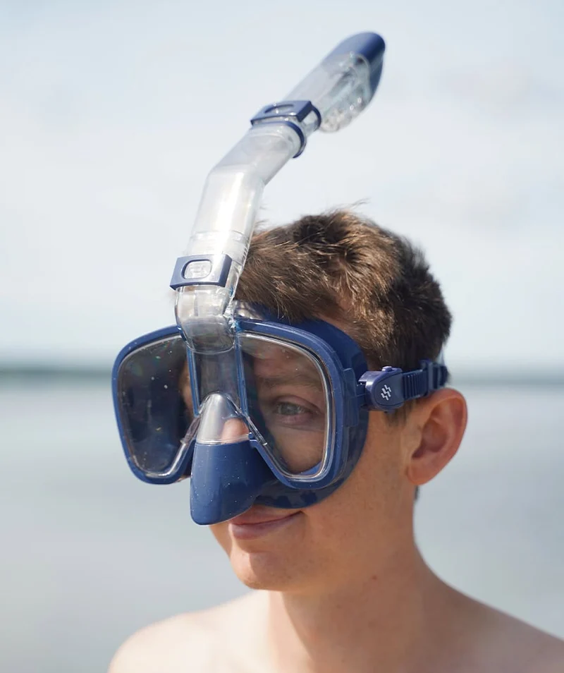 Watery Vollgesichtstauchmaske für Erwachsene - Pearl - Dunkelblau