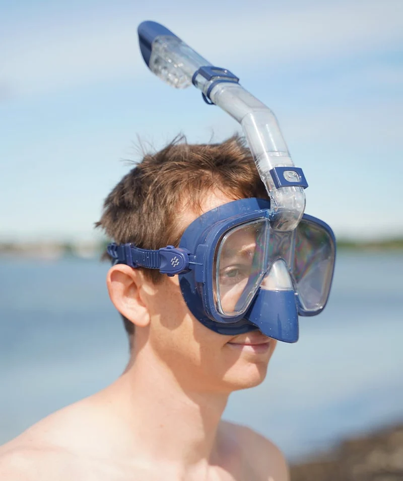 Watery Vollgesichtstauchmaske für Erwachsene - Pearl - Dunkelblau