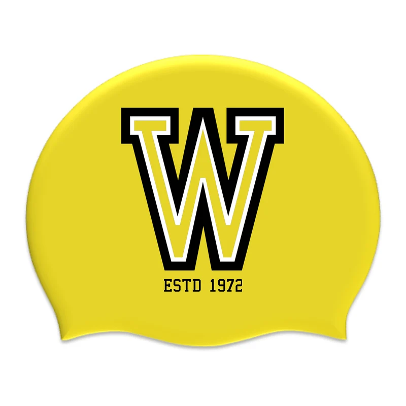Warriors of Warrington Swimming Club Silicone Suede Swimming Cap