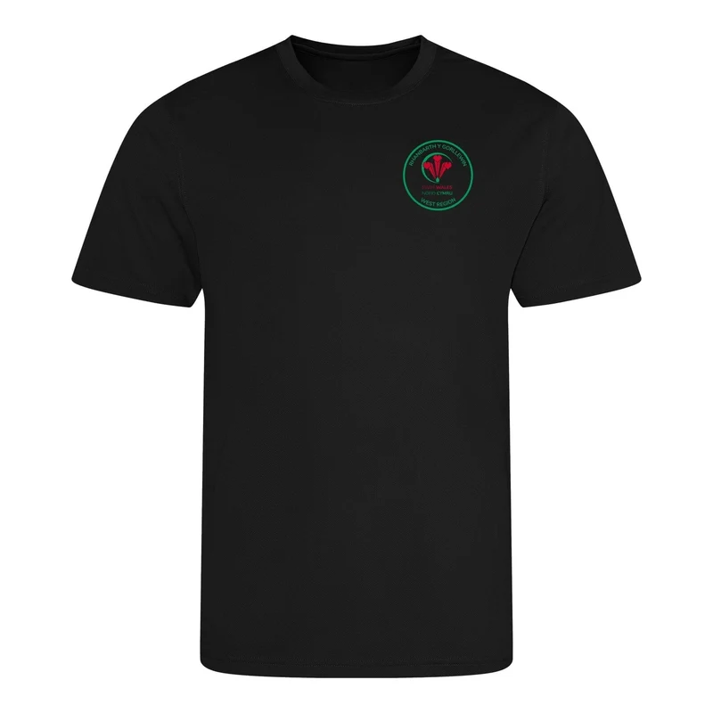 Swim Wales West Regional Racing Series 2025 T-Shirt - Jet Black