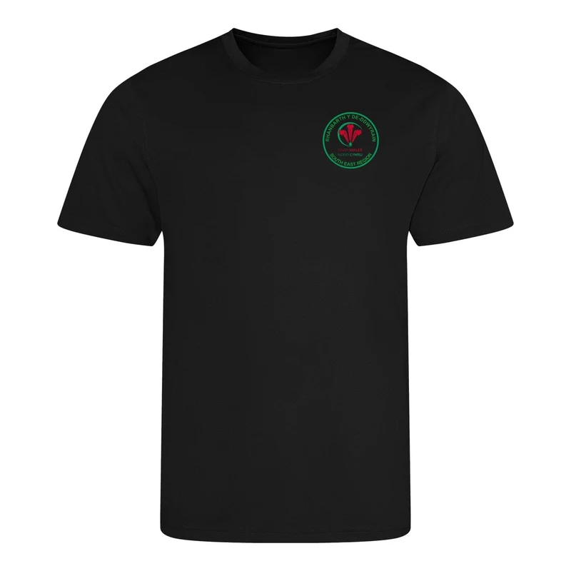 Swim Wales South East Regional Racing Series 2025 T-Shirt - Jet Black