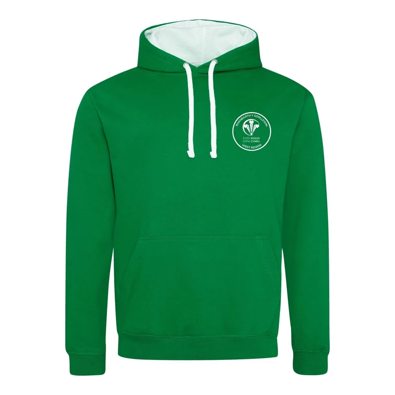 Swim Wales West Regional Racing Series 2025 Hoodie - Kelly Green/Arctic White